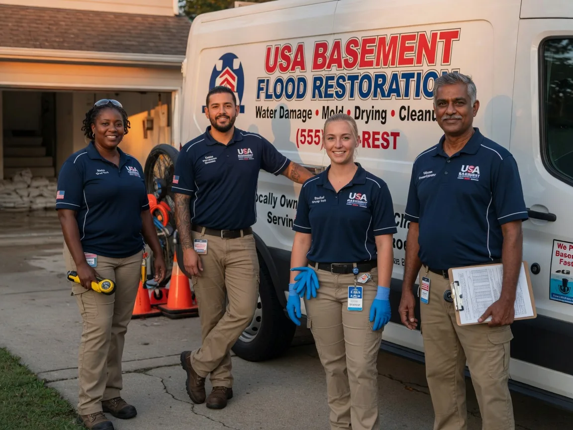 Basement Flood Cleanup company in Warner, OK