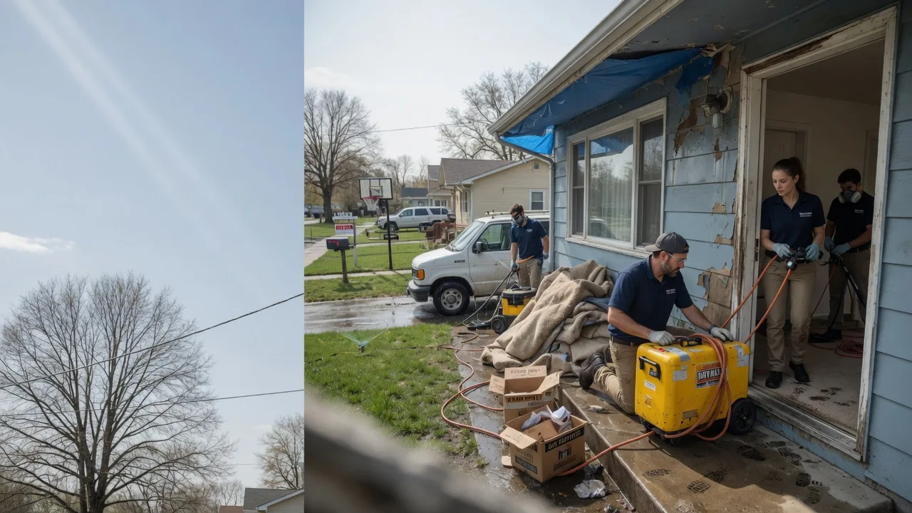 Basement Flood Cleanup in Warner, OK near me